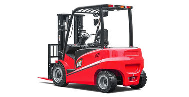 Battery Fast Charged 4 Wheel Forklift , A Series Electric Warehouse Forklift