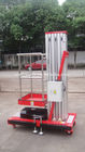 Order Picker Forklift 8 m 10 m  red color  Aluminium ladder electric climbing Work Platform(Single Mast)