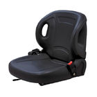 Forklift Spare Parts PVC Leather black color forklift seat with adjustment of 150 mm