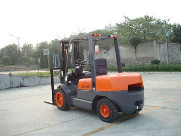 Yellow Color 4 Ton Forklift , Warehouse Lift Truck Max Lift Height