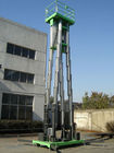 Three Mast Warehouse Order Picking Equipment Climbing Work Platform 21m