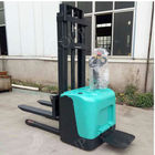 1.5 / 2 Ton 5M Electric Stacker Truck Wide Ligs Handle Heavy Loads Forklift