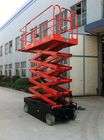 ASE0810 Pure Electric Outdoor Scissor Lift 8000mm Max Platform Height Heavy Duty