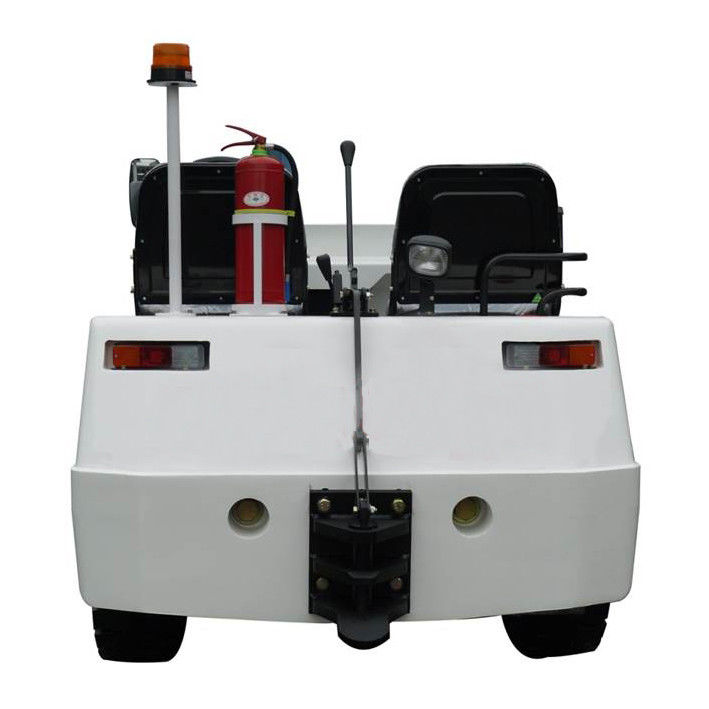 40 / 80 Ton White Color Steel Electric Aircraft Tow Tractor With Clean Power