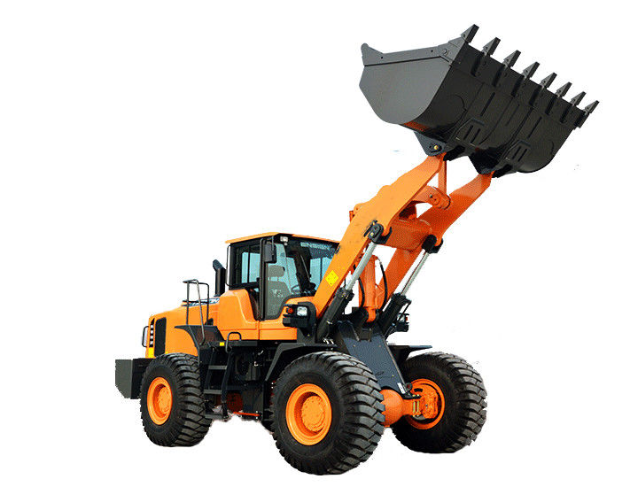 Back Loader Truck Backhoe Wheel Loader Customised Color For Building