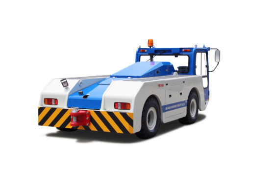 100 / 150 Ton Battery Operated Platform Truck , Blue Color Steel Electric Aircraft Tow Tractor For Airport