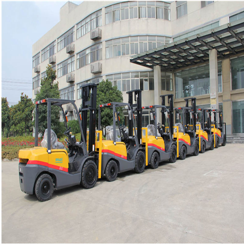 Customized Color Diesel Engine Forklift 3.5 Ton With 3000mm Lift Height