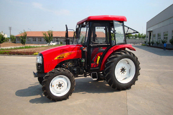 4WD 110HP Farm Small Compact Diesel Tractor Gear Drive With 4 Wheel 2195mm Wheel Base