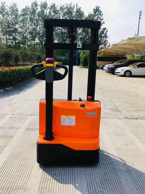 Electric Mini Pallet Stacker AC Power With 2 Stage STD 1150mm Fork Length