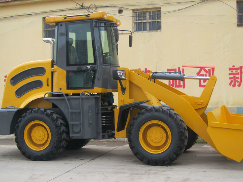 37kw 2200r/Min 1.2T 0.6m3 Bucket Skid Steer Loader