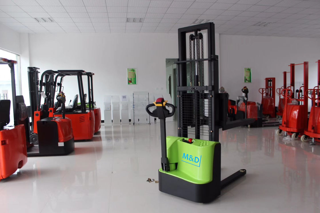 1.0t 1.5t Walkie Electric Pallet Stacker For Warehouse